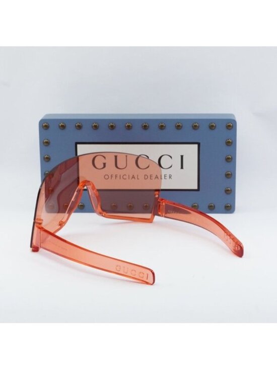 Gucci GG1631S 001 Shield Sunglasses - Red